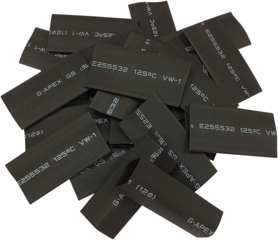Drag Specialties Tube Ht Shrk Blk 25 Pk Unknown -14 Drag Specialties