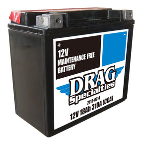 Maintenance Free Battery BATTERIES Drag Specialties