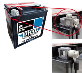 Maintenance Free Battery BATTERIES Drag Specialties