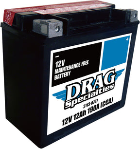 Maintenance Free Battery BATTERIES Drag Specialties