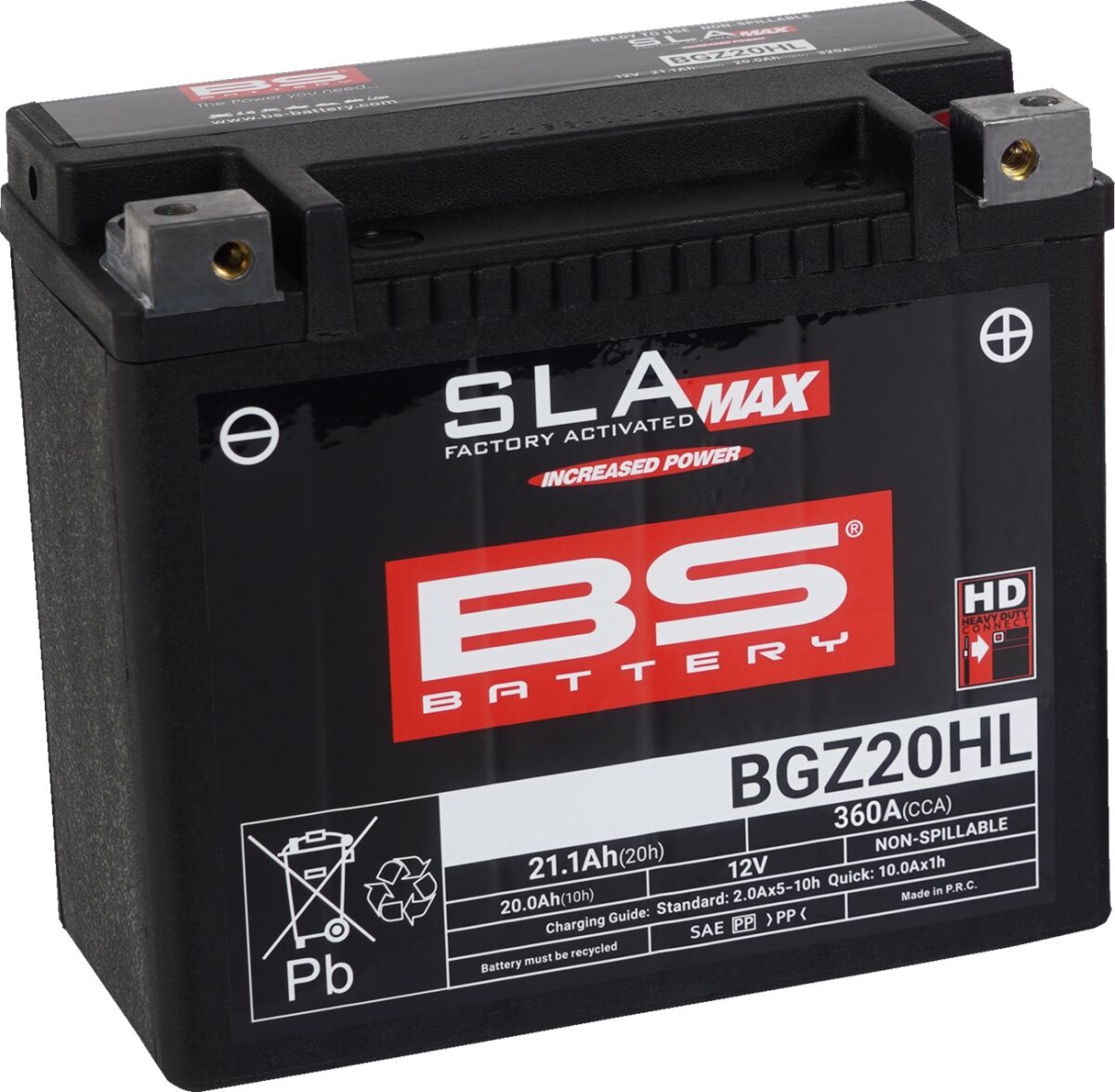 Bs Battery Battery Bs Bgz20 Hl Sla Max BATTERY GROUP Bs Battery