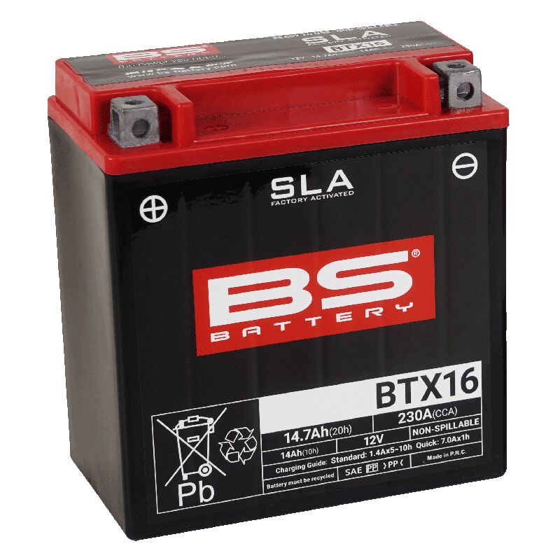 Bs Battery Battery Bs Btx16 Sla BATTERY GROUP Bs Battery