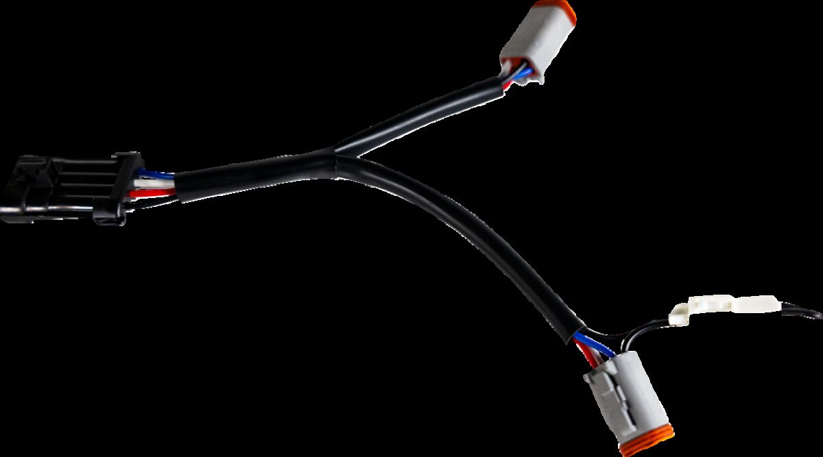 Custom Dynamics Shark Demon® Dual Lamp Wiring Harness - 14+ Touring Wiring Custom Dynamics