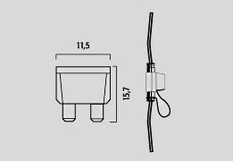Flosser Fuses Mini 10 A 50 Pk MISCELLANEOUS ELECTRICAL Flosser