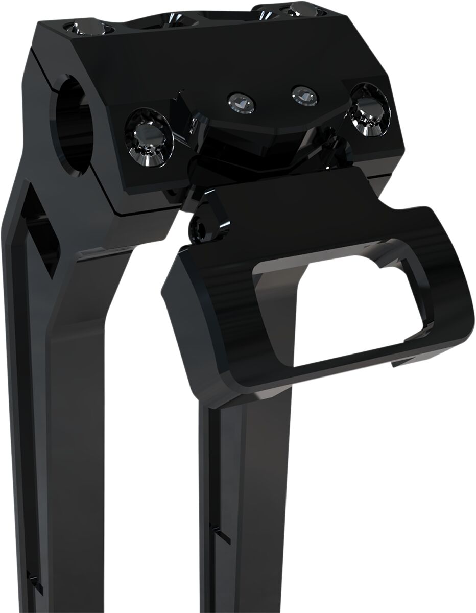 Performance Riser Gauge Mount, Black - 18+ Softail Gauge Mount La Choppers
