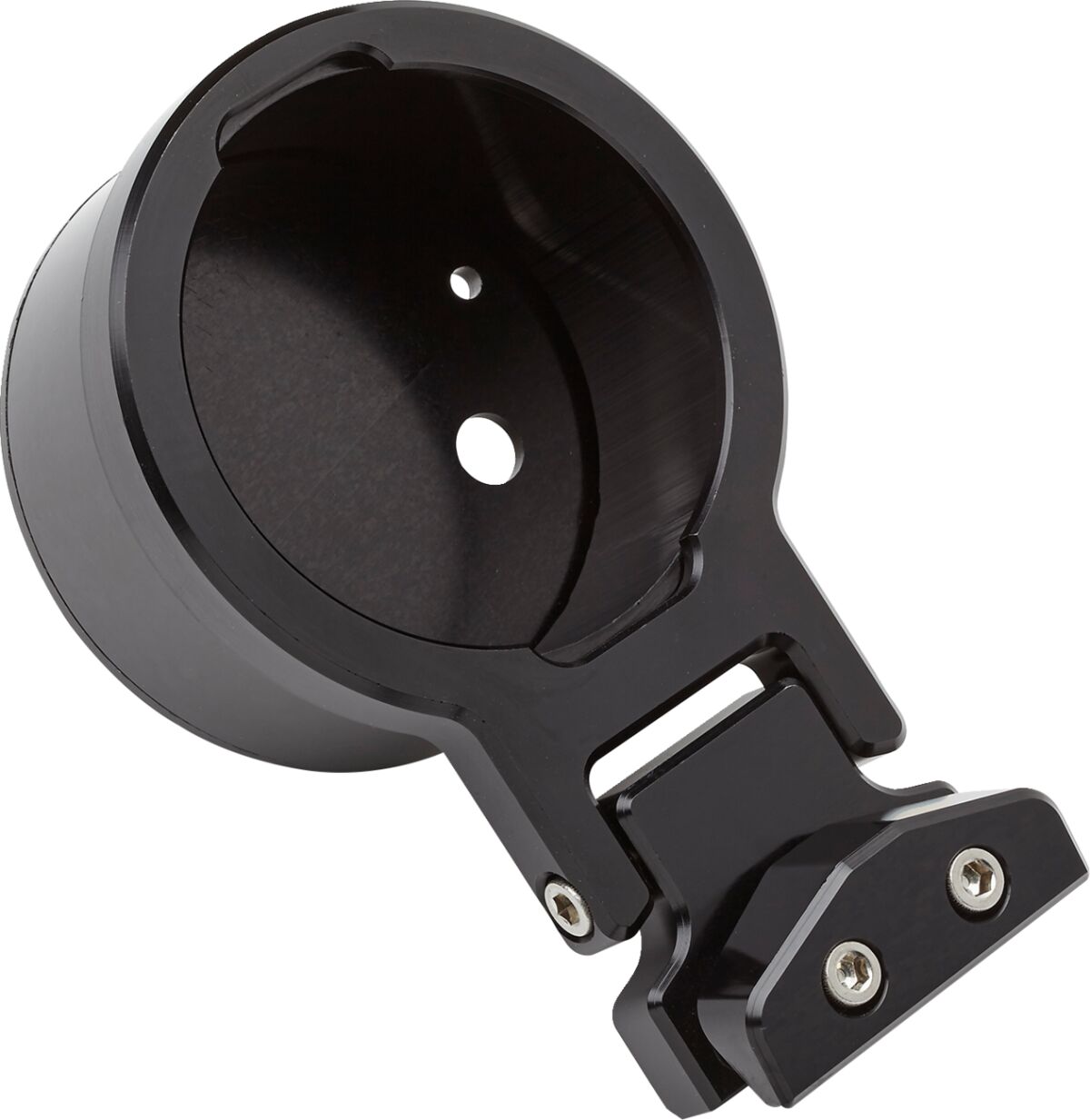 Performance Riser Gauge Mount (Single), Black Gauge Mount La Choppers