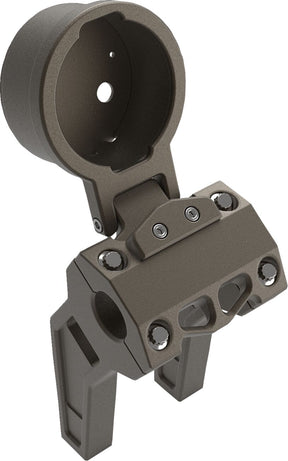 Performance Riser Gauge Mount (Single), Bronze Gauge Mount La Choppers