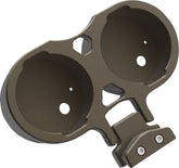 Performance Riser Gauge Mount (Dual), Bronze Gauge Mount La Choppers