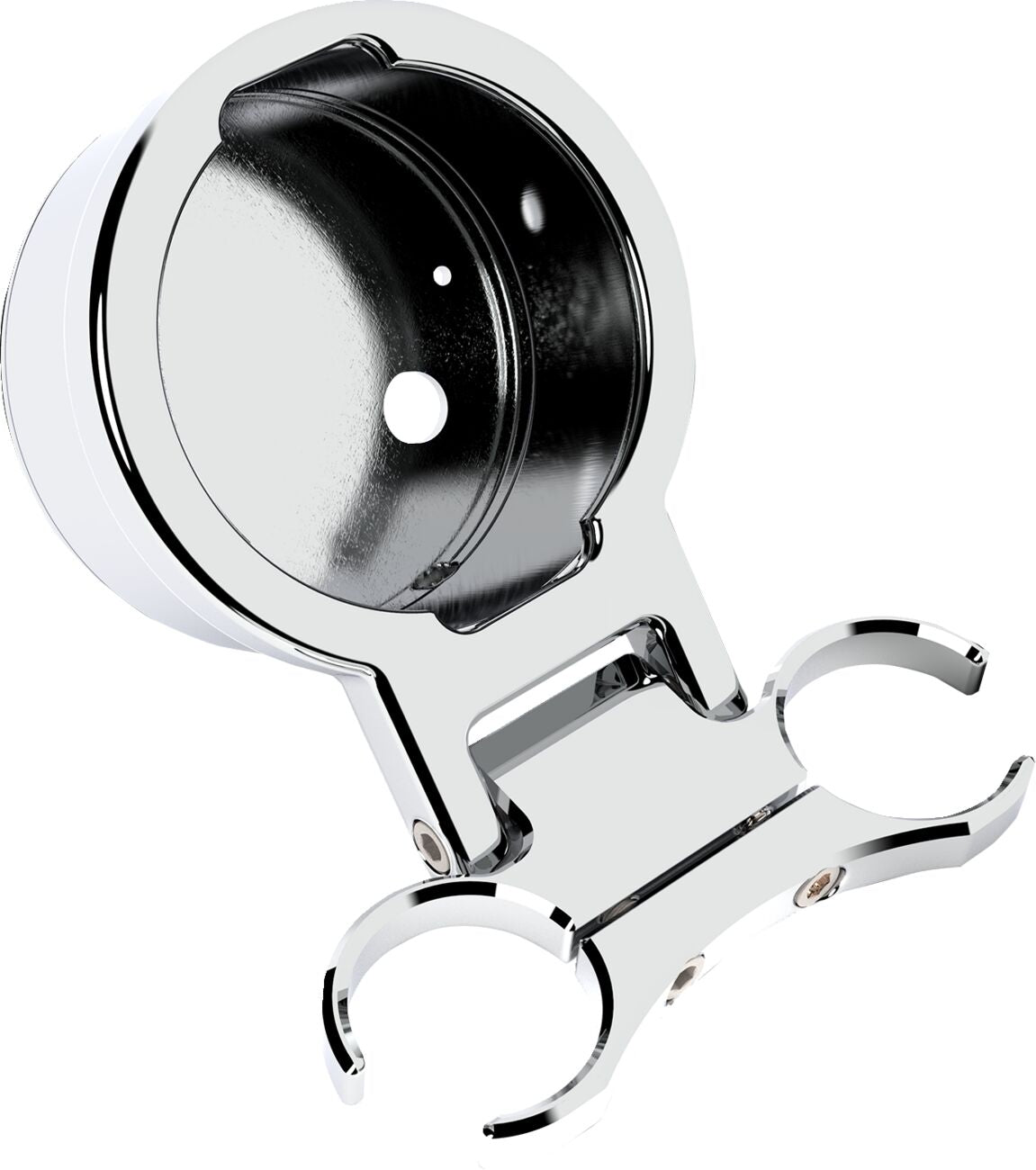 La Choppers Gauge Mount T Bar Single 1" Chrome Dash Panel La Choppers