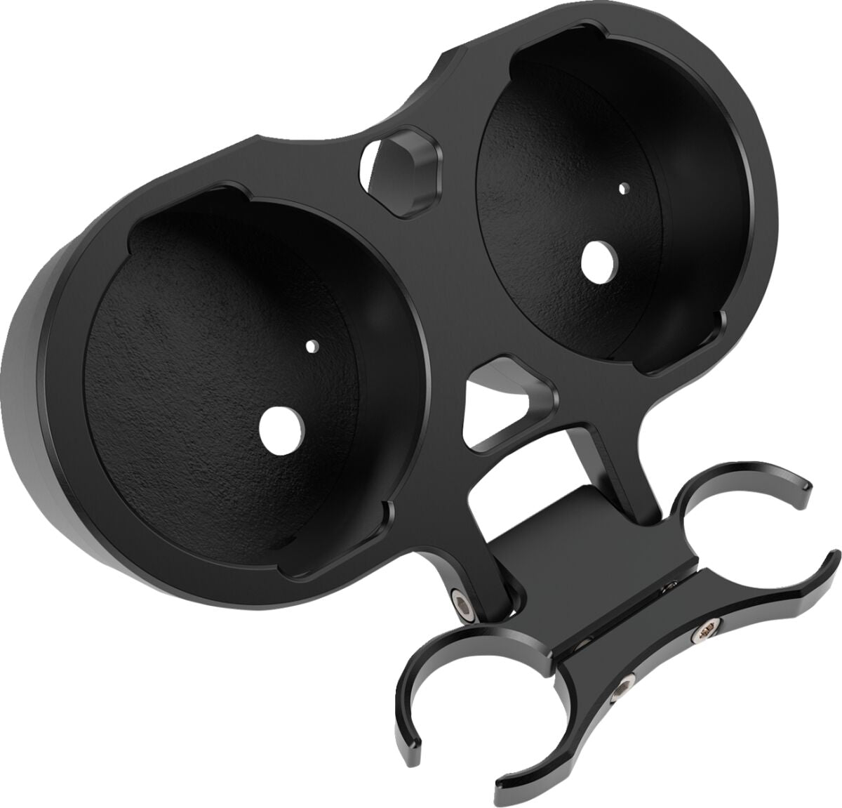 La Choppers Gauge Mount T Bar Dual 1" Black Dash Panel La Choppers