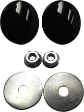 La Choppers Fairing Mirror Hole Plugs Dash Trim La Choppers Black