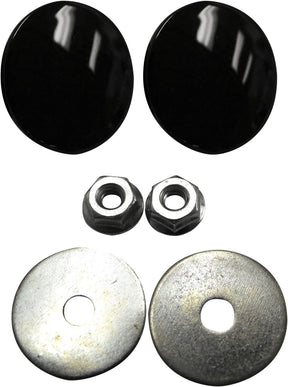La Choppers Fairing Mirror Hole Plugs Dash Trim La Choppers Black