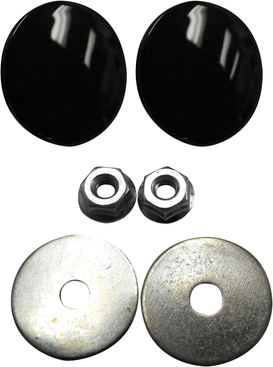 La Choppers Fairing Mirror Hole Plugs Dash Trim La Choppers Black