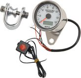 Drag Specialties Speedometer 2.37 Wht Pro SPEEDOMETER GROUP Drag Specialties