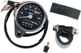 Drag Specialties Speedo W/4 Lit Blk 2240: SPEEDOMETER GROUP Drag Specialties