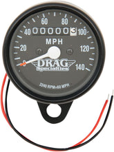 Drag Specialties Speedo Blk 2240: Blk Face SPEEDOMETER GROUP Drag Specialties