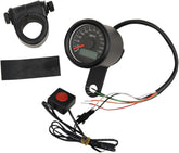 Drag Specialties Speedo Blk 1.8 Prog Blk SPEEDOMETER GROUP Drag Specialties