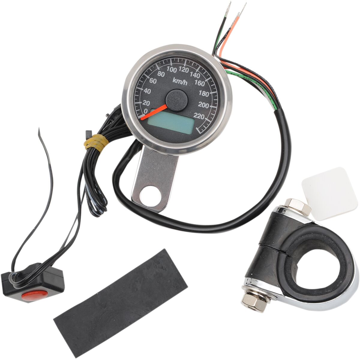 Drag Specialties Speedo 1.87 Pro Blk Km/H SPEEDOMETER GROUP Drag Specialties