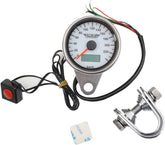 Drag Specialties Speedo 2.37 Pro Wht Km/H SPEEDOMETER GROUP Drag Specialties