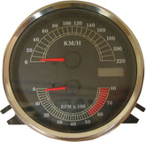 Drag Specialties Speedo W/Tach Flhr Km/H SPEEDOMETER GROUP Drag Specialties