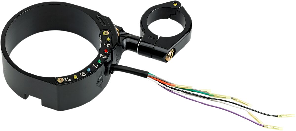 Joker Machine Mount Assembly Side 39 Mm W/ Swivel Clamp Speedometer Black Speedometer Joker Machine Default Title