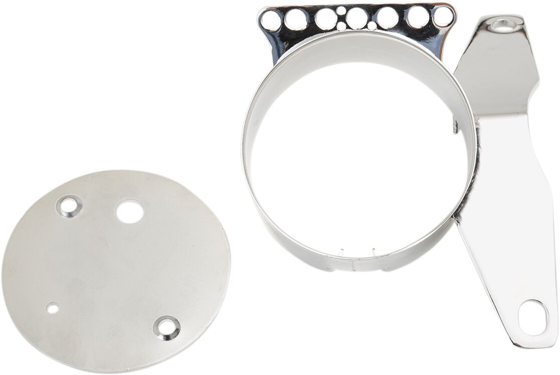 Drag Specialties Chrome Speedometer Relocation Bracket Speedometer Drag Specialties