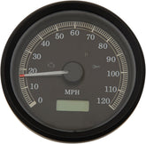 Drag Specialties Electronic Speedometers Mph Programmable 3 3/8" Black Speedometer Drag Specialties