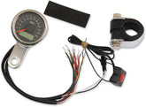 Drag Specialties Speedo W/4 Lts Mph Ss/Blk SPEEDOMETER GROUP Drag Specialties