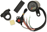 Drag Specialties Speedo W/4 Lts Mph Blk/Blk SPEEDOMETER GROUP Drag Specialties