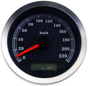 Drag Specialties Speedometer Blk Kph Xl Speedometer Drag Specialties