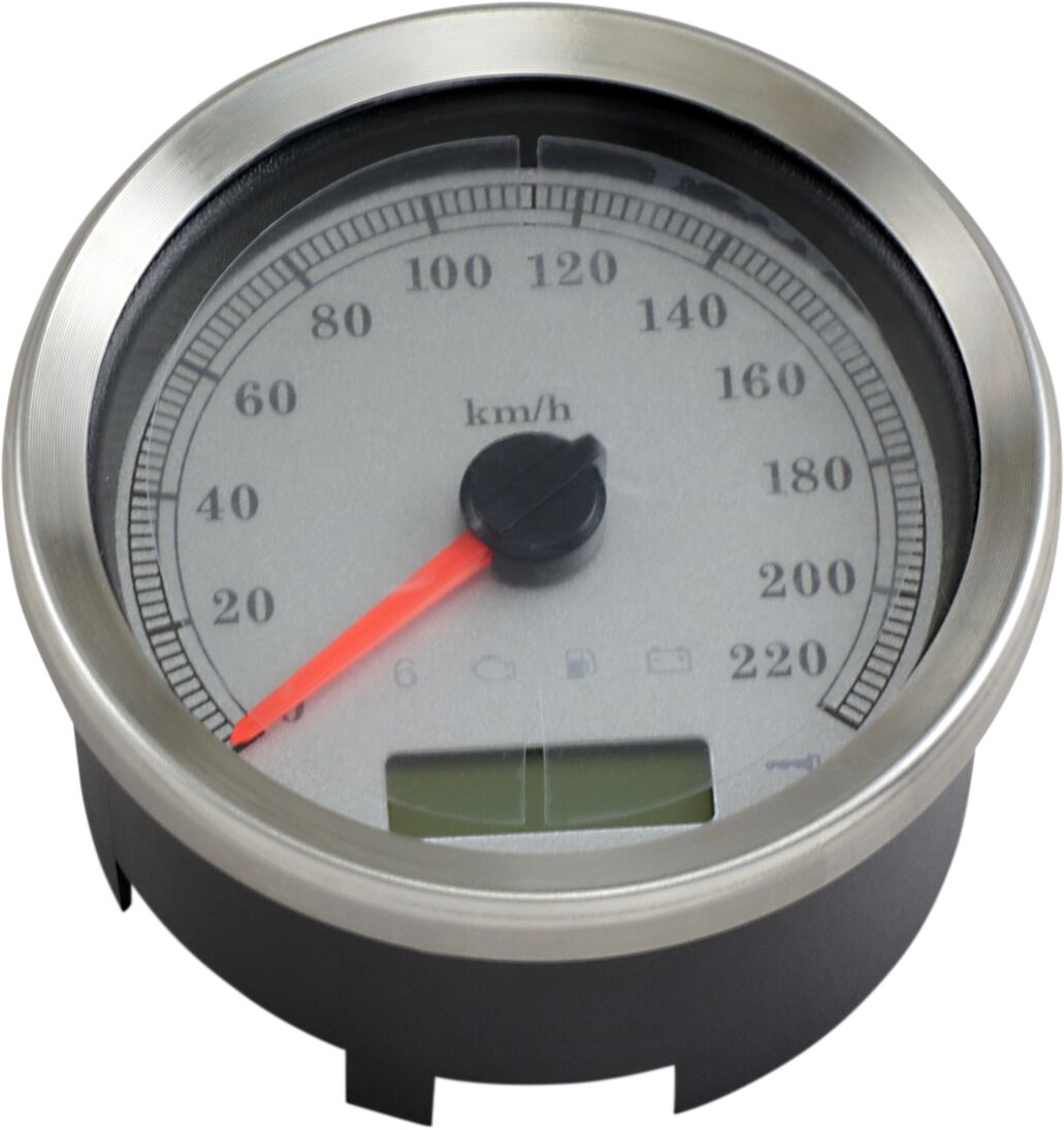 Drag Specialties Speedometer Slvr Kph Xl Speedometer Drag Specialties