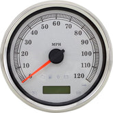 Drag Specialties Speedometer Slvr Mph Rk Speedometer Drag Specialties