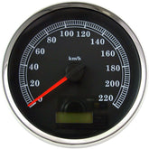 Drag Specialties Speedometer Blk Kph Rk Speedometer Drag Specialties Default Title
