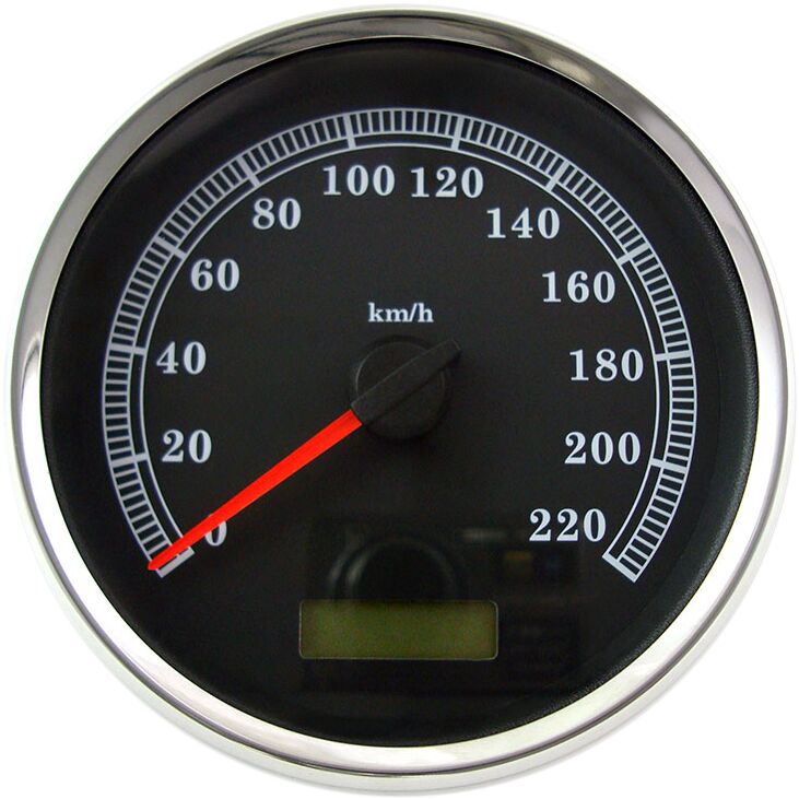 Drag Specialties Speedometer Blk Kph Rk Speedometer Drag Specialties