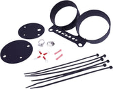 Drag Specialties Mount Gage Wrnkl B Double SPEEDOMETER GROUP Drag Specialties