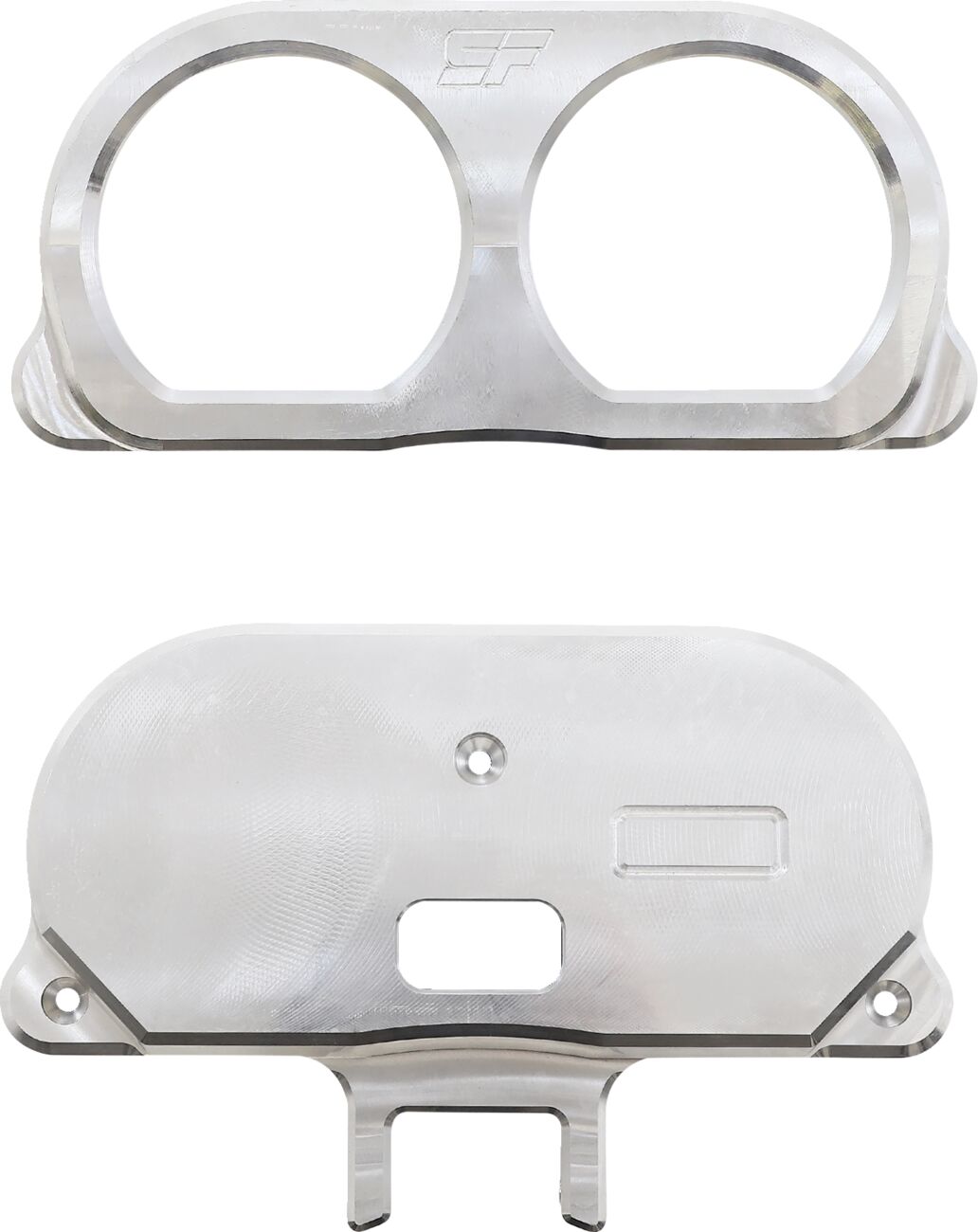 Slyfox SLYFOX Gauge Mount, Raw - 14-24+ Touring & 18+ Softail Speedometer Slyfox
