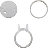 Slyfox Gauge Mount Single, Raw - Sportster & 18+ Softail & Nightster & Touring & Trike Speedometer Slyfox