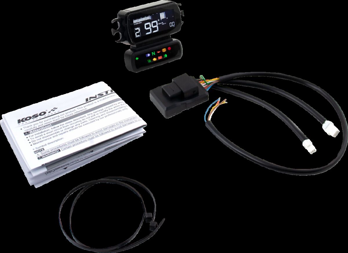 Koso North America Gauge D2 Lcd 2014 2022 Flh Speedometer Koso North America