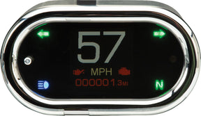 Dakota Digital Guage Mlx Bar Mnt Speedo W/Sig SPEEDOMETER GROUP Dakota Digital
