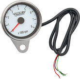 Drag Specialties Tachometer Wht Face TACHOMETER GROUP Drag Specialties