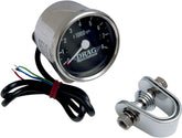 Drag Specialties Tach Elec 2.4 Blk Bulb Lt TACHOMETER GROUP Drag Specialties