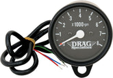 Drag Specialties Tach Blk 2.4 Blk W/Bulb TACHOMETER GROUP Drag Specialties