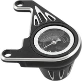 Arlen Ness Deep Cut® Oil Pressure Gauge, Black - 93+ Sportster Gauge Arlen Ness