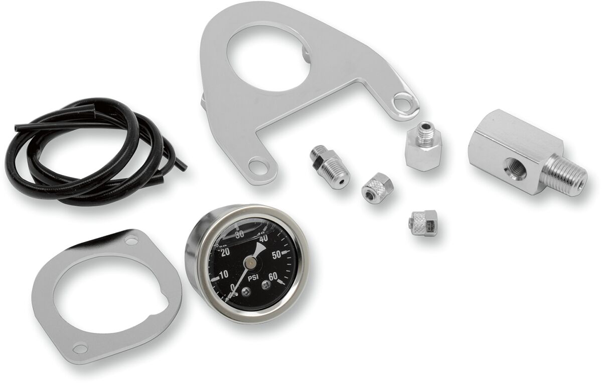 Drag Specialties Oil Pressure Gauge Kit - Twin Cam Gauge Drag Specialties