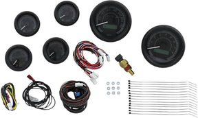 Dakota Digital Gauge 6 Pk Blk/Gry Blk GAUGE GROUP Dakota Digital