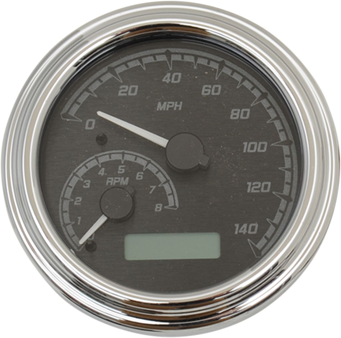 Dakota Digital Gauge Tank Blk/Gry Chr GAUGE GROUP Dakota Digital