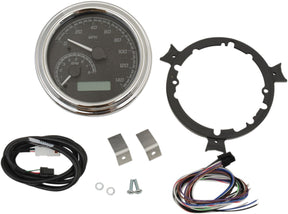 Dakota Digital Gauge Tank Blk/Gry Chr GAUGE GROUP Dakota Digital