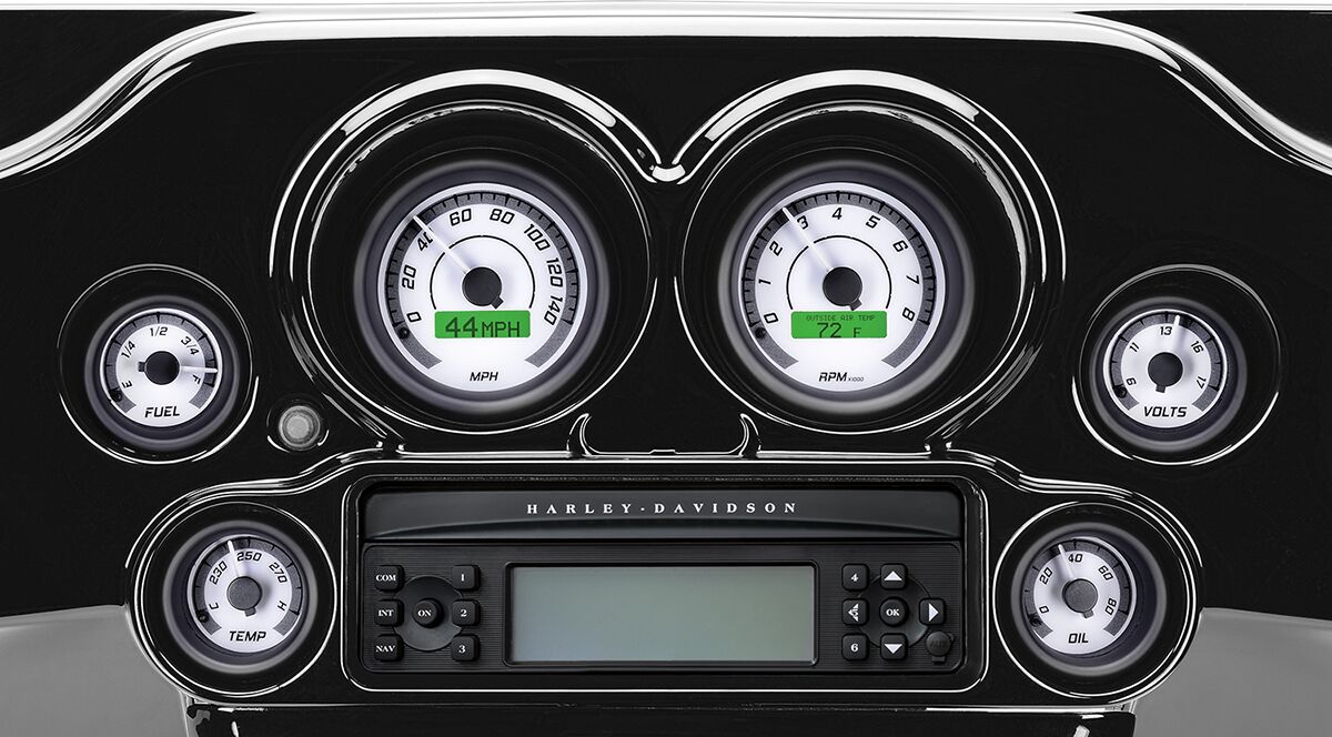 Dakota Digital Gauge 6 Pk 96 03 Wht/Gry/Bk GAUGE GROUP Dakota Digital