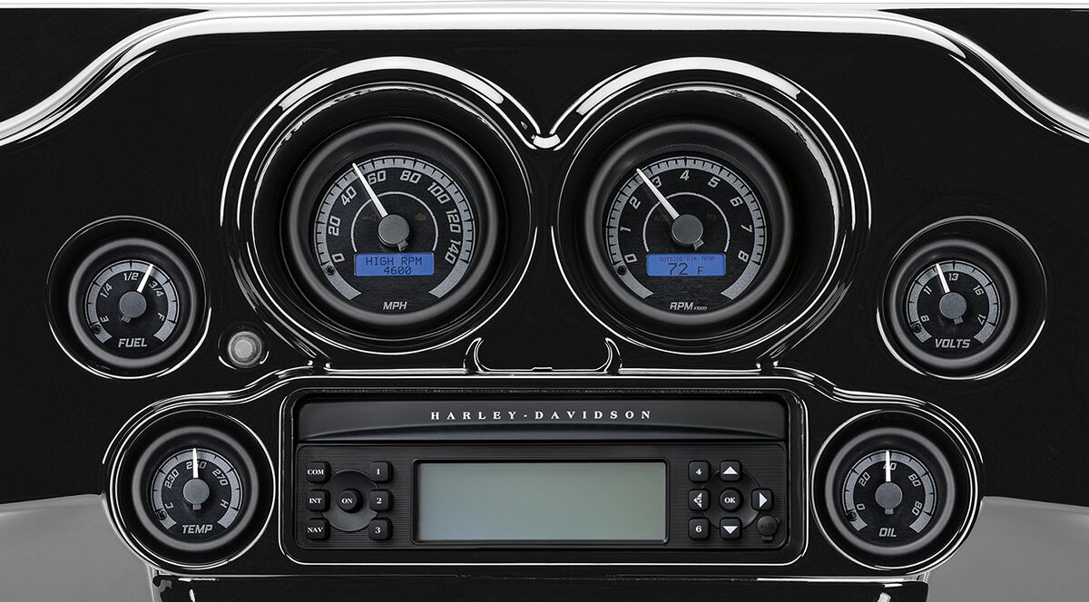Dakota Digital Gauge 2 Pk Blk/Gry/Bk GAUGE GROUP Dakota Digital