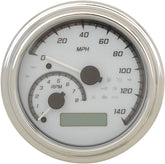 Dakota Digital Gauge Tank Wht/Gry Chr GAUGE GROUP Dakota Digital